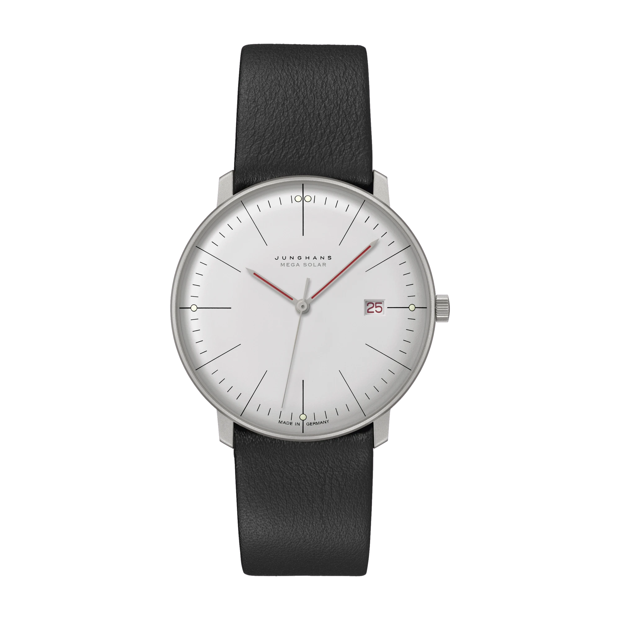 Junghans Max Bill Mega Solar Bauhaus men's watch 059/2326.02