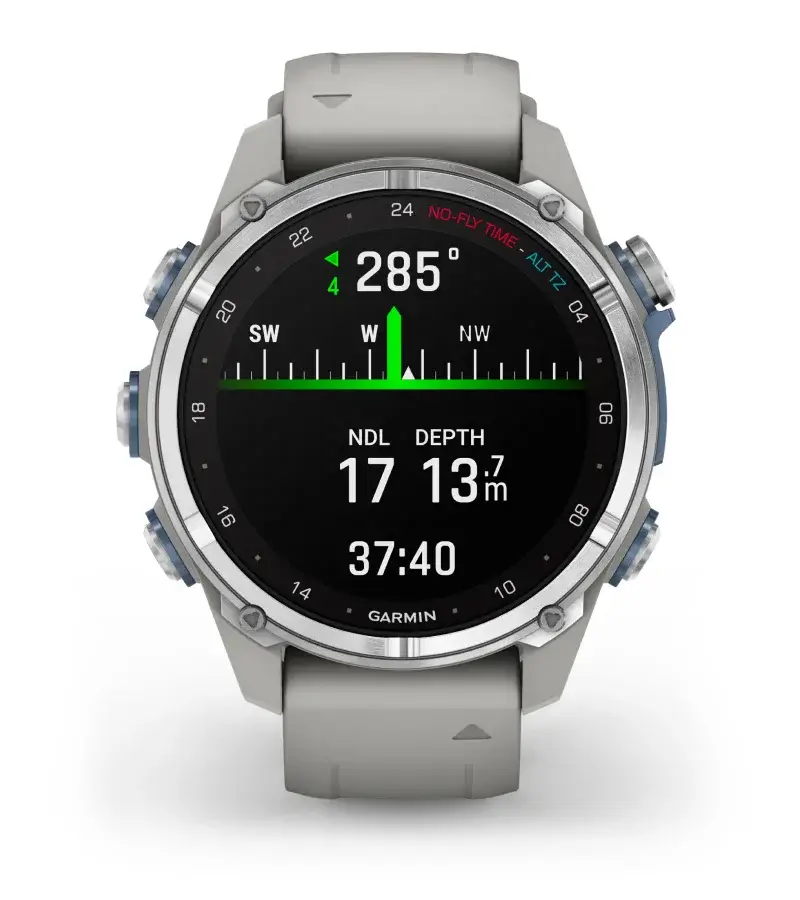 Garmin DESCENT MK3S AMOLED Silver/Fog Gray Men's Watch 010-02753-04