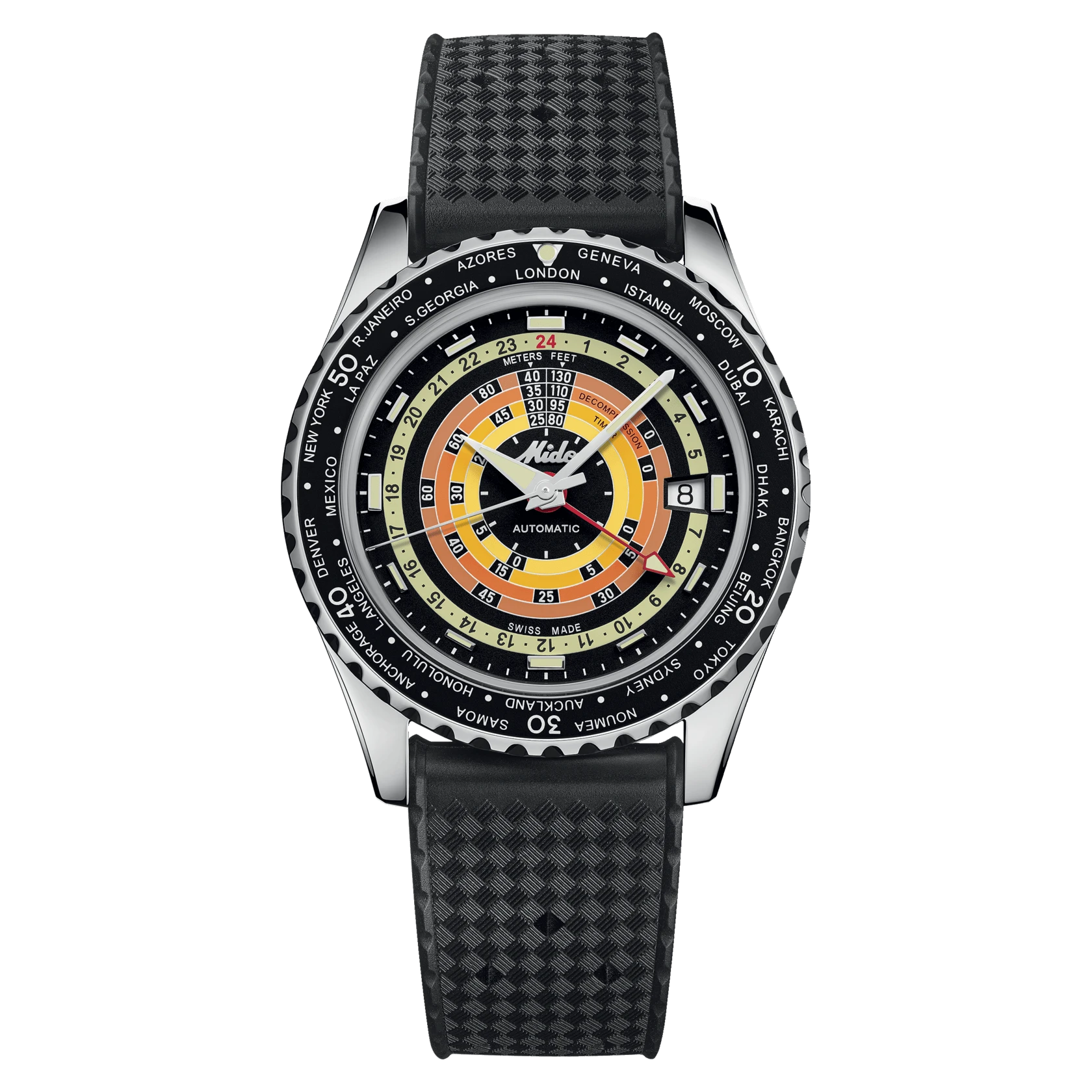 Mido Ocean Star Decompression Worldtimer Men's Watch M026.829.17.051.00