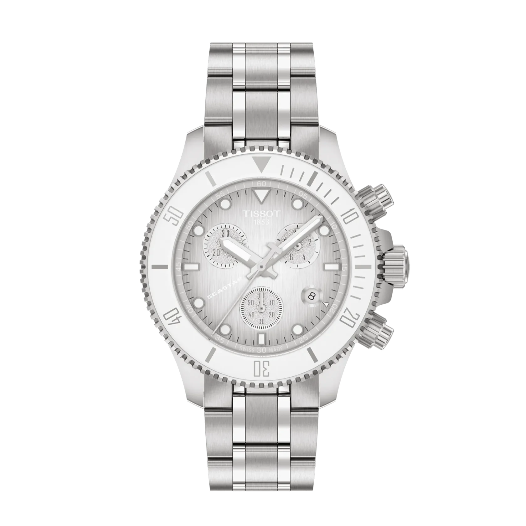 Tissot Seastar 1000 38mm Swiss quartz movement, stainless steel men's watch T120.217.11.011.00