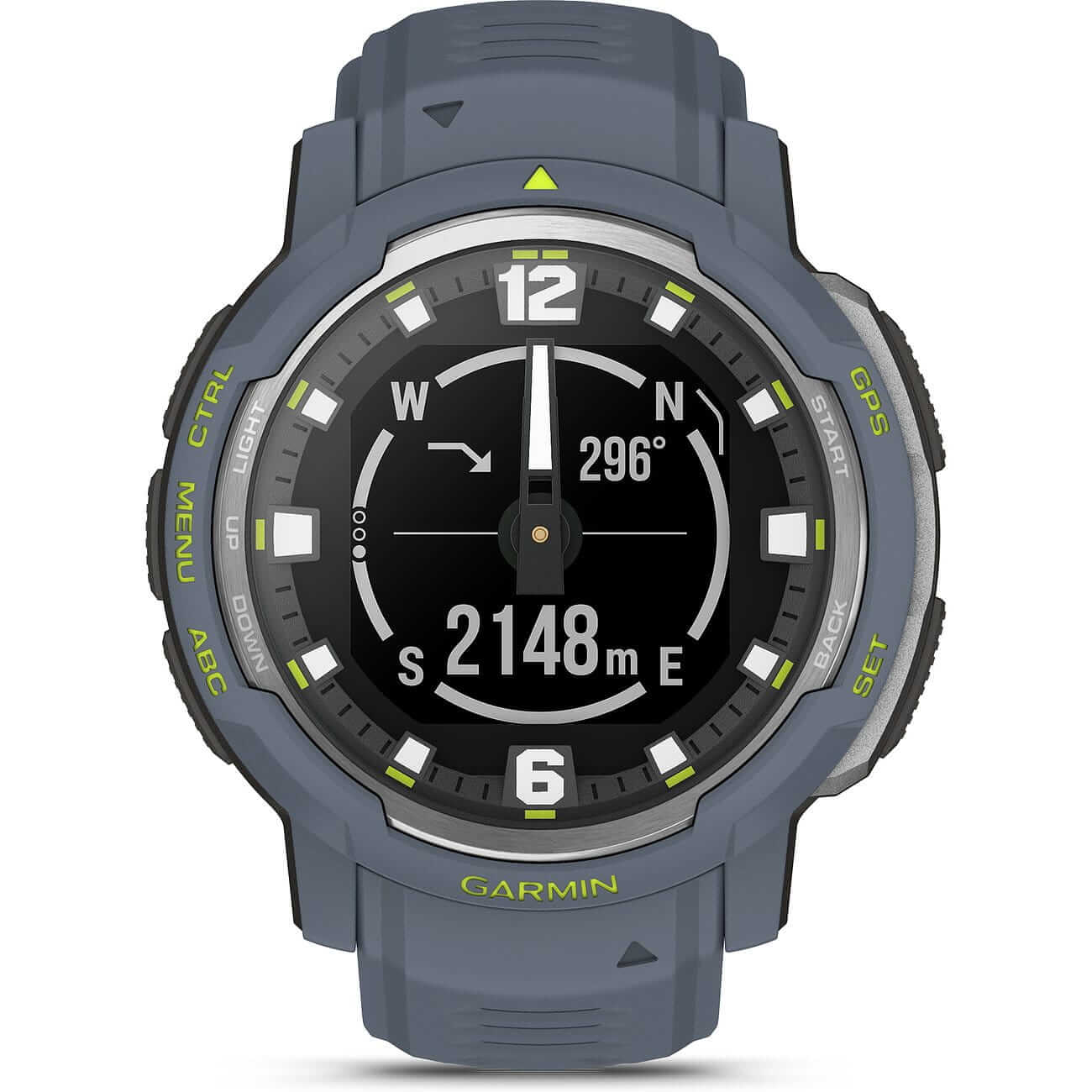 Garmin Instinct Crossover - Standard Edition Granite Blue Men's Watch 010-02730-04