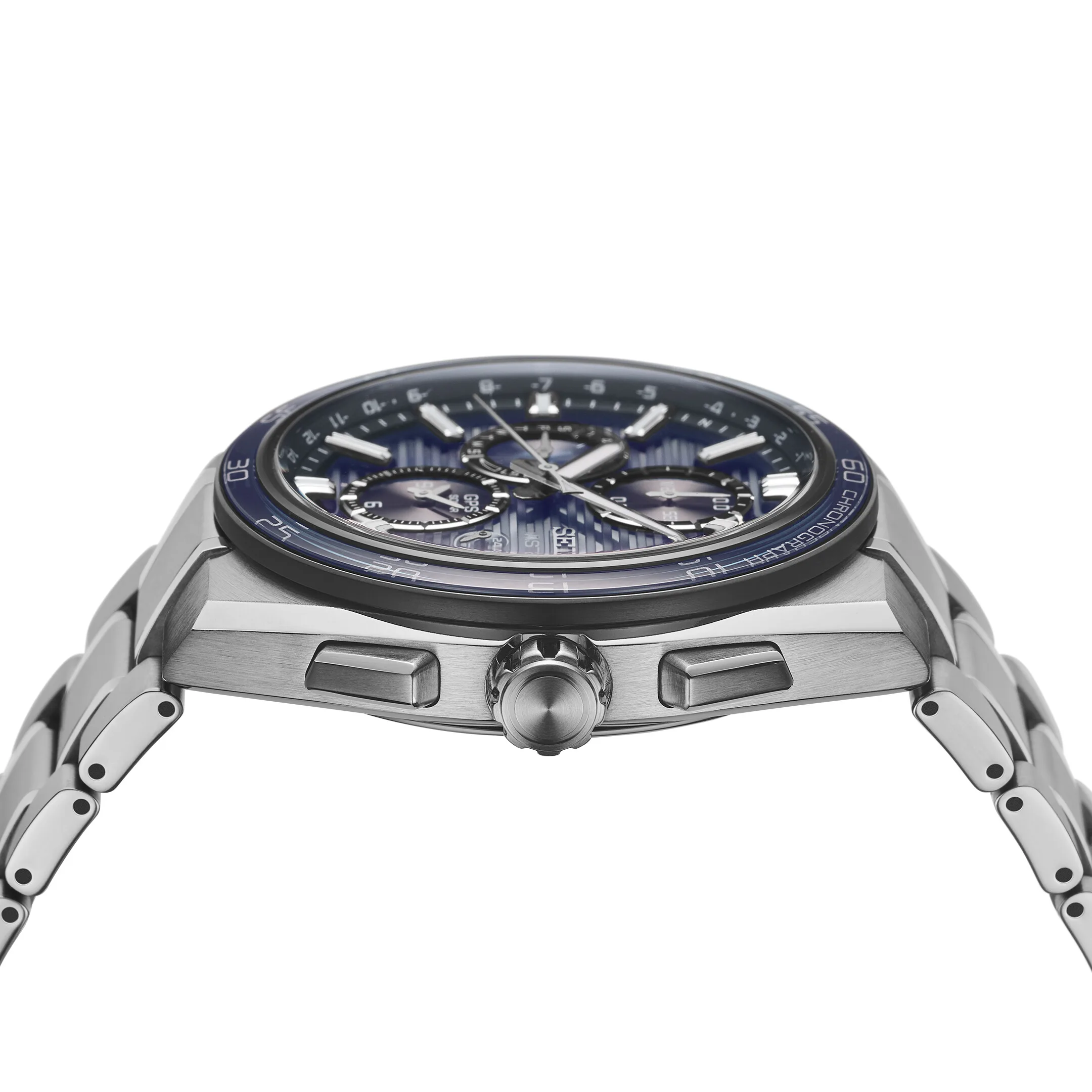 Seiko Astron GPS Solar Dual Time Chronograph Men's Watch SSH175J1