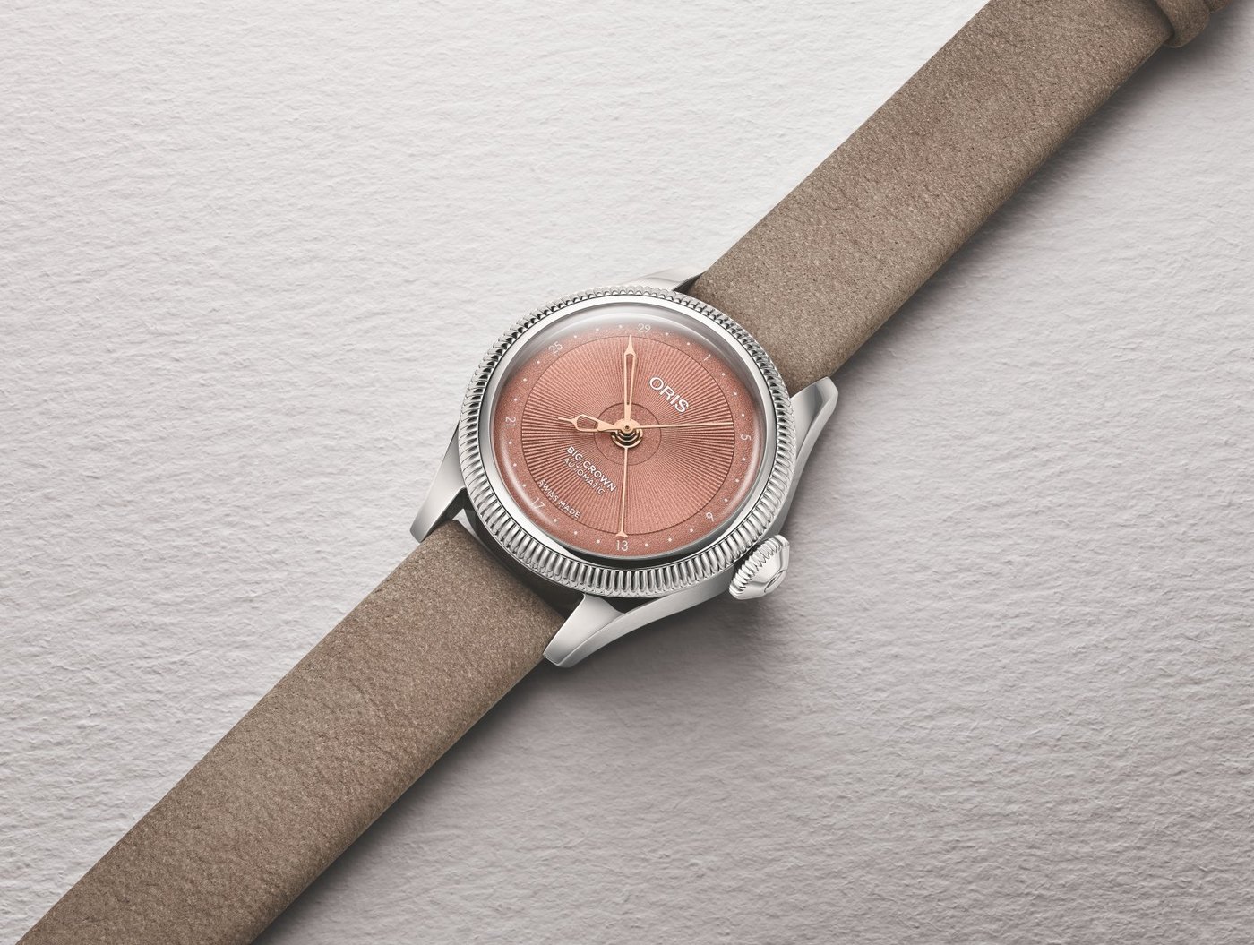 Oris Big Crown Pointer Date 29mm rosé leather strap 01 534 7804 4052-07 5 14 02