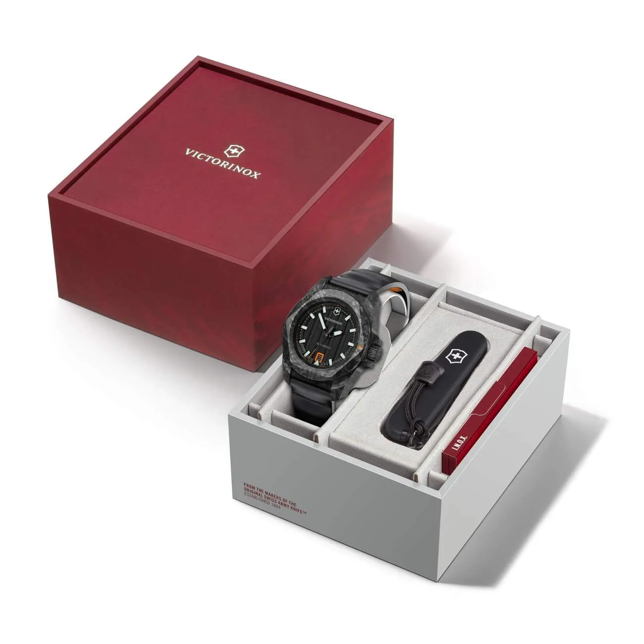 Victorinox I.N.O.X. Automatic men's watch Carbon Set 242023.1