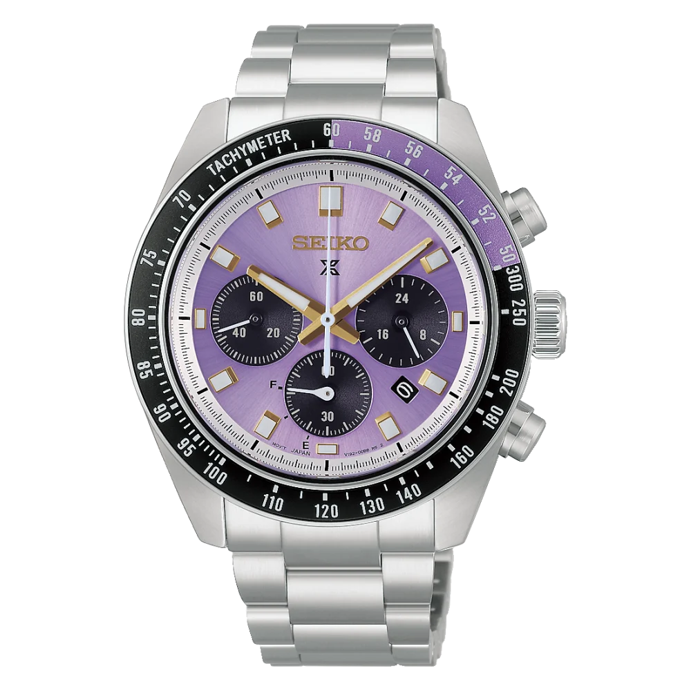 Seiko Prospex Speedtimer Solar Chronograph Seiko 145th Anniversary Limited Edition 41mm Men's Watch HBJ005P1