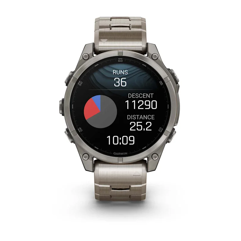 Garmin fēnix® 8 - 47 mm AMOLED Sapphire Graphite/Titanium Titan 010-02904-40