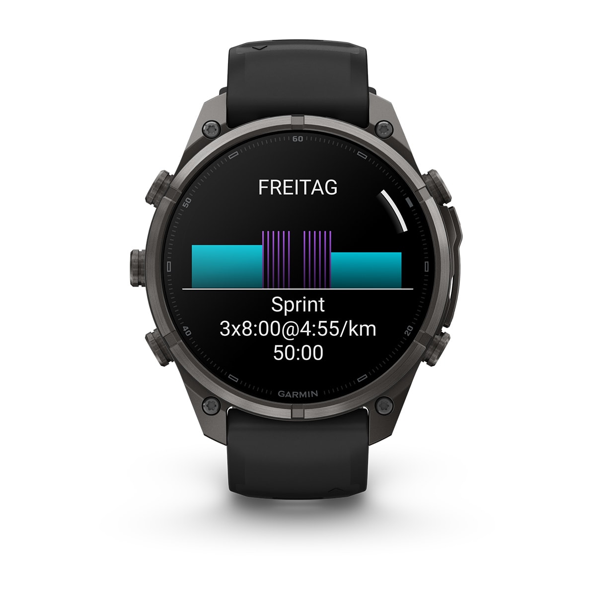 Garmin fēnix® 9 Pro inReach® - 47 mm AMOLED Sapphire Carbon Gray DLC Titanium with Black/Pebble Gray Silicone Band 010-04336-11