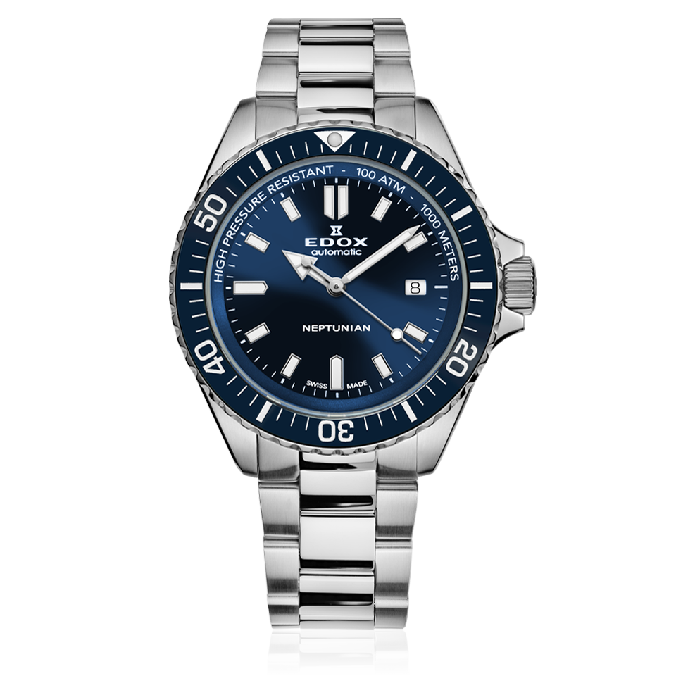 Edox Neptunian Automatic men's watch 80120-3BUM-BUF