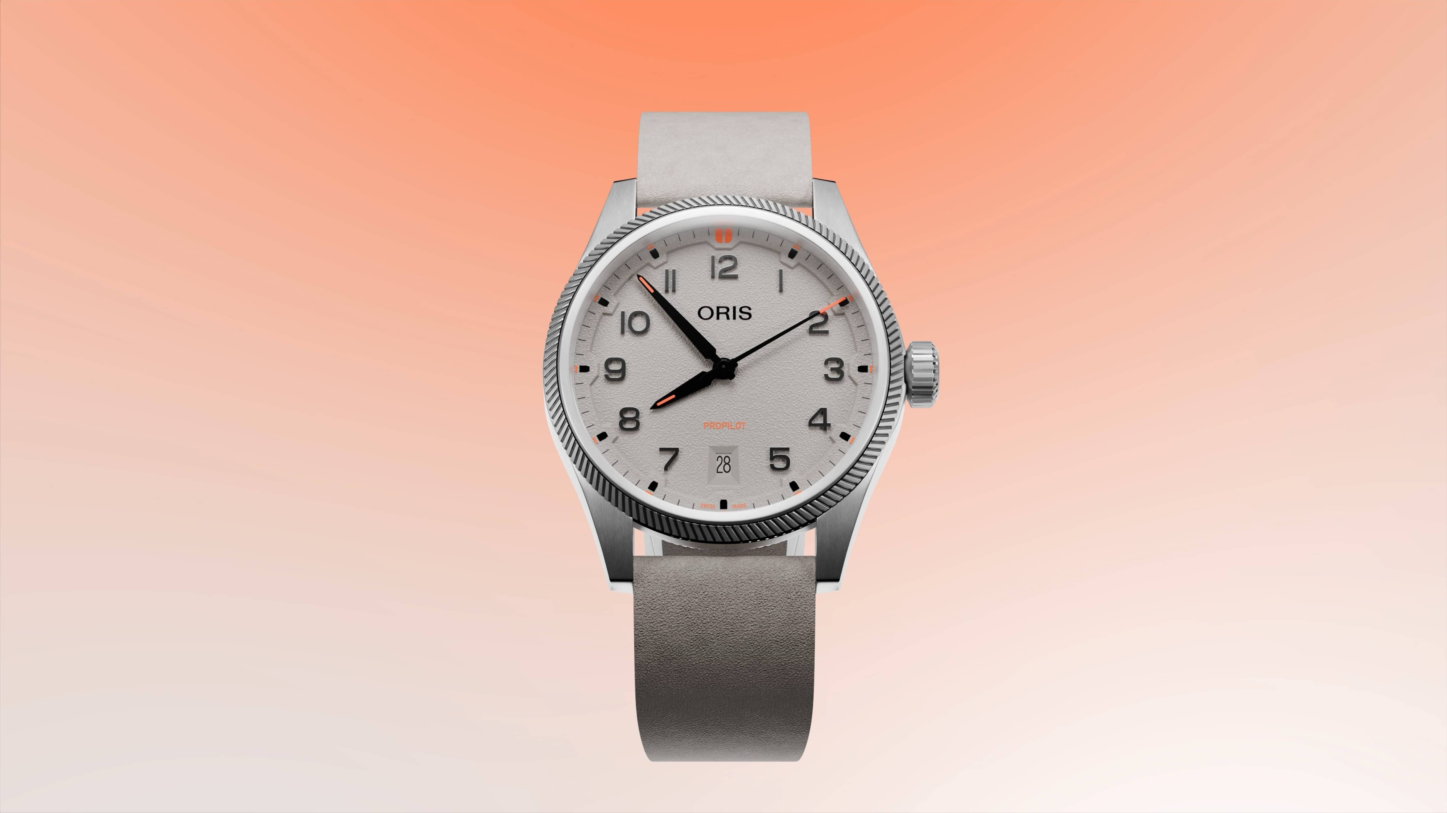 Oris ProPilot Date men's watch 01 733 7805 4163-07 6 ​​20 15LC