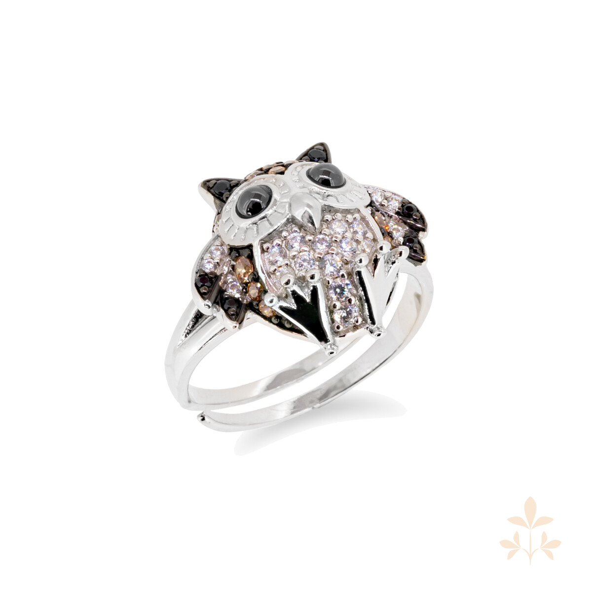 At the time Finn Owl Ring SZA-1990-214-L