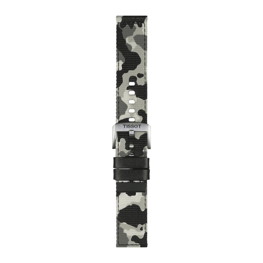 Tissot replacement bracelet textile camouflage