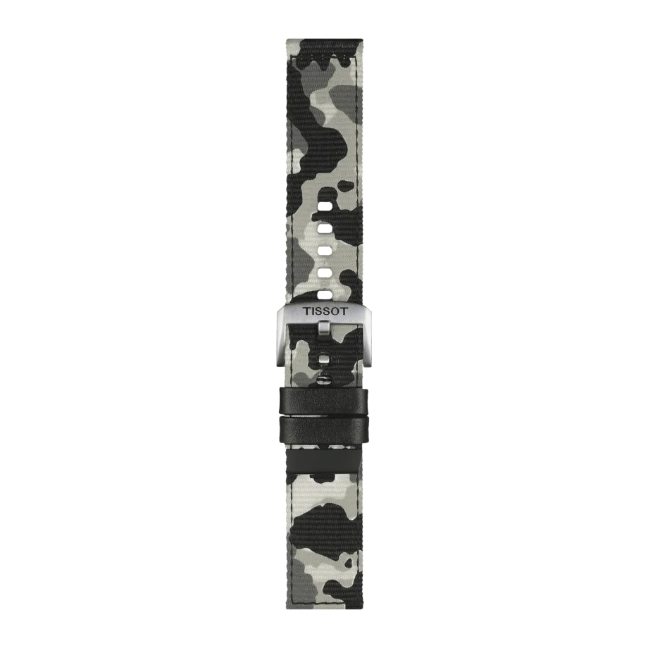 Tissot replacement bracelet textile camouflage