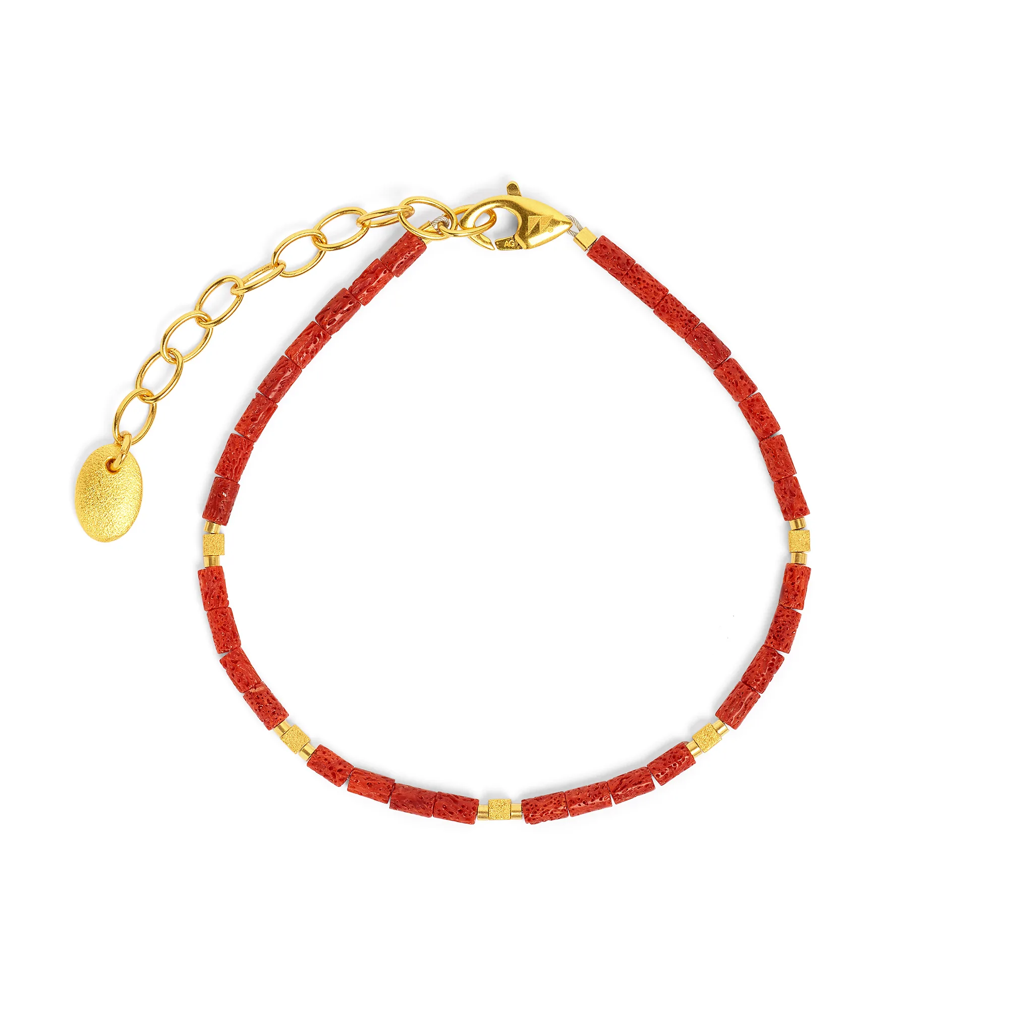Bernd Wolf Cubiliani root coral 925 sterling silver 82040296-V21
