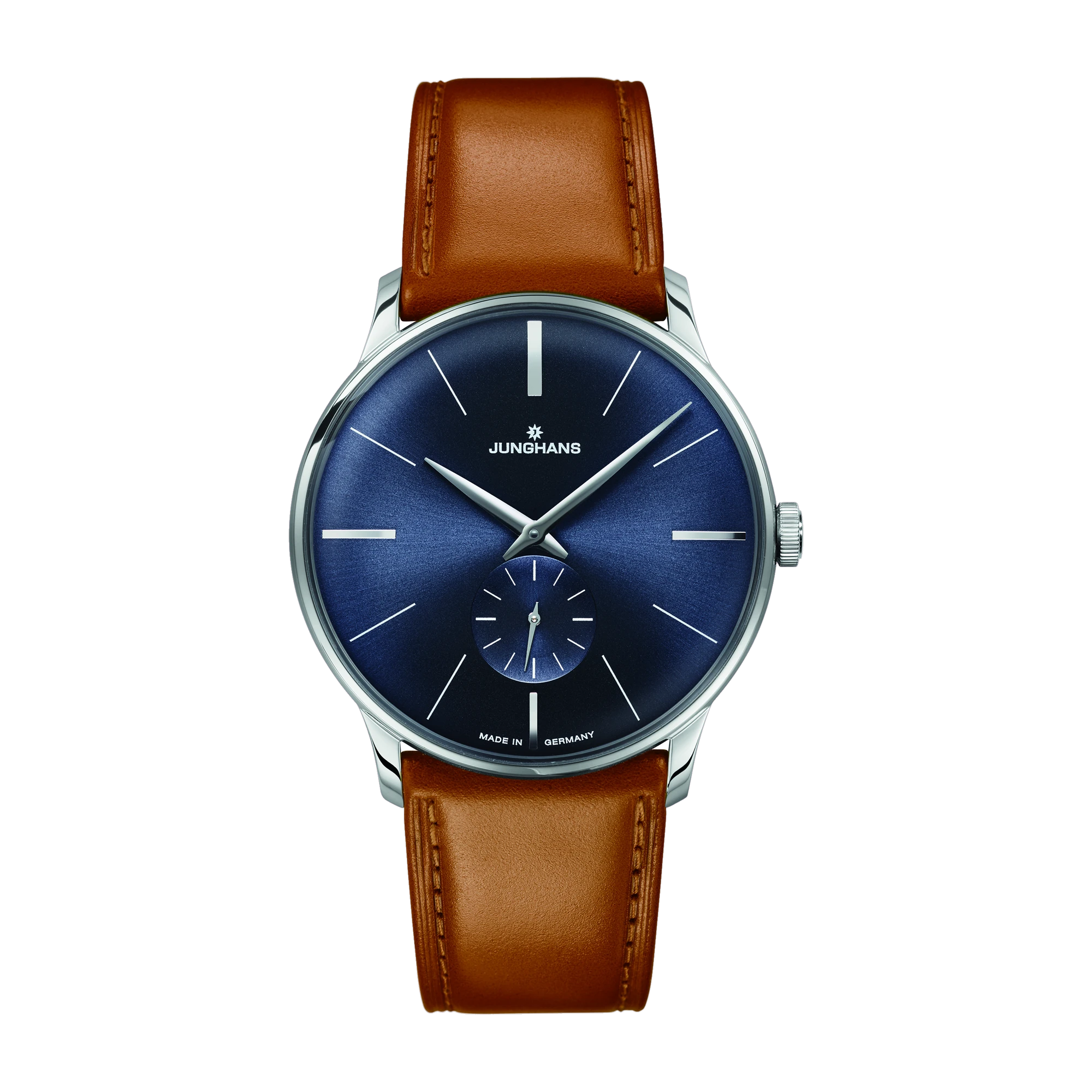 Junghans Meister hand-wound sapphire glass men's watch 027/3504.02