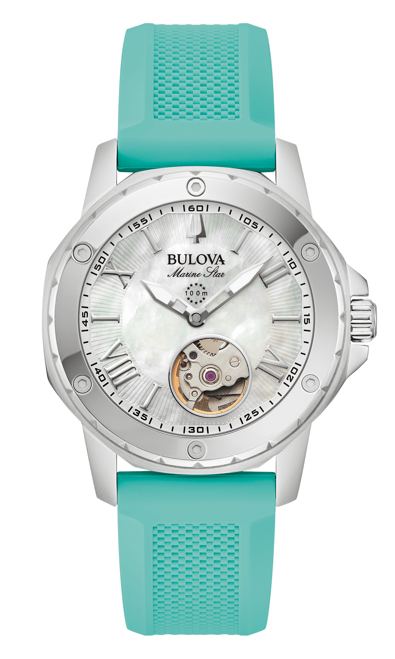 Bulova Marine Star Automatic Ladies Watch 96L325