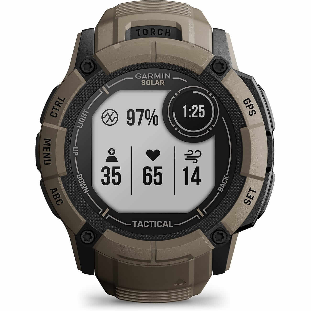 Garmin Instinct 2X Solar - Tactical Edition Olive Green Men's Watch 010-02805-02
