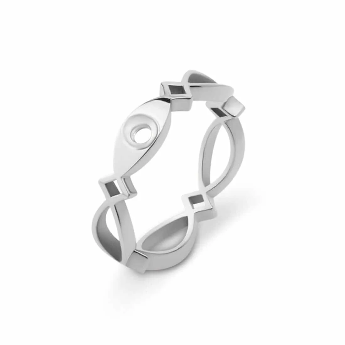 Melano Friends Twisted Trix Ring Size 56, TR33