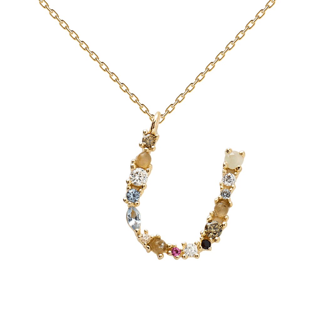 PD Paola Necklace Letter U CO01-116-U