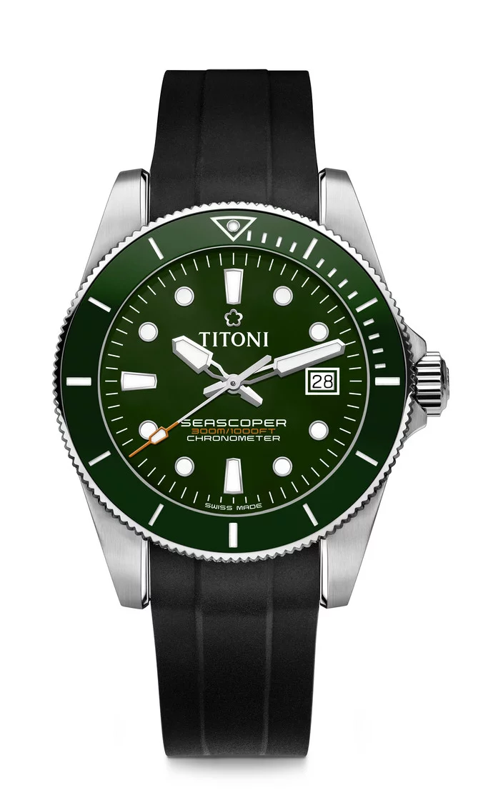 Titoni Seascoper 300 men's watch 83300 S-GN-R-703