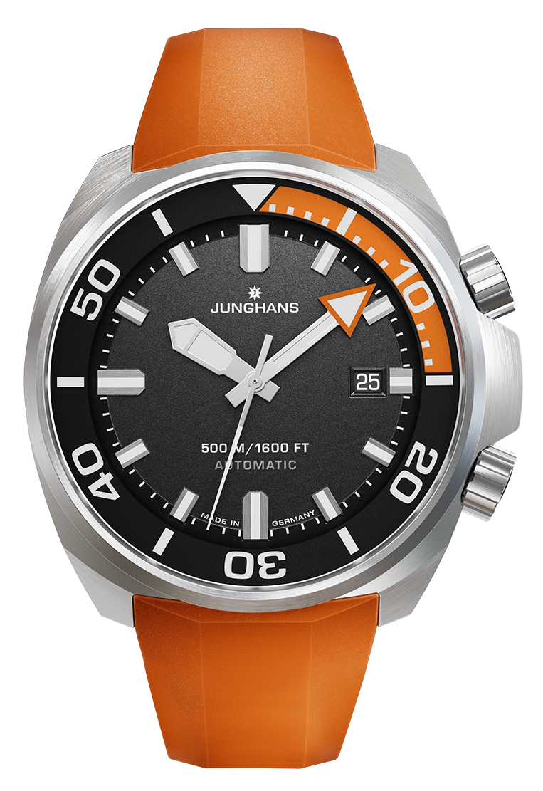 Junghans Aquaris Diver, diver's watch up to 50 bar, automatic movement men's watch 27/4668.44