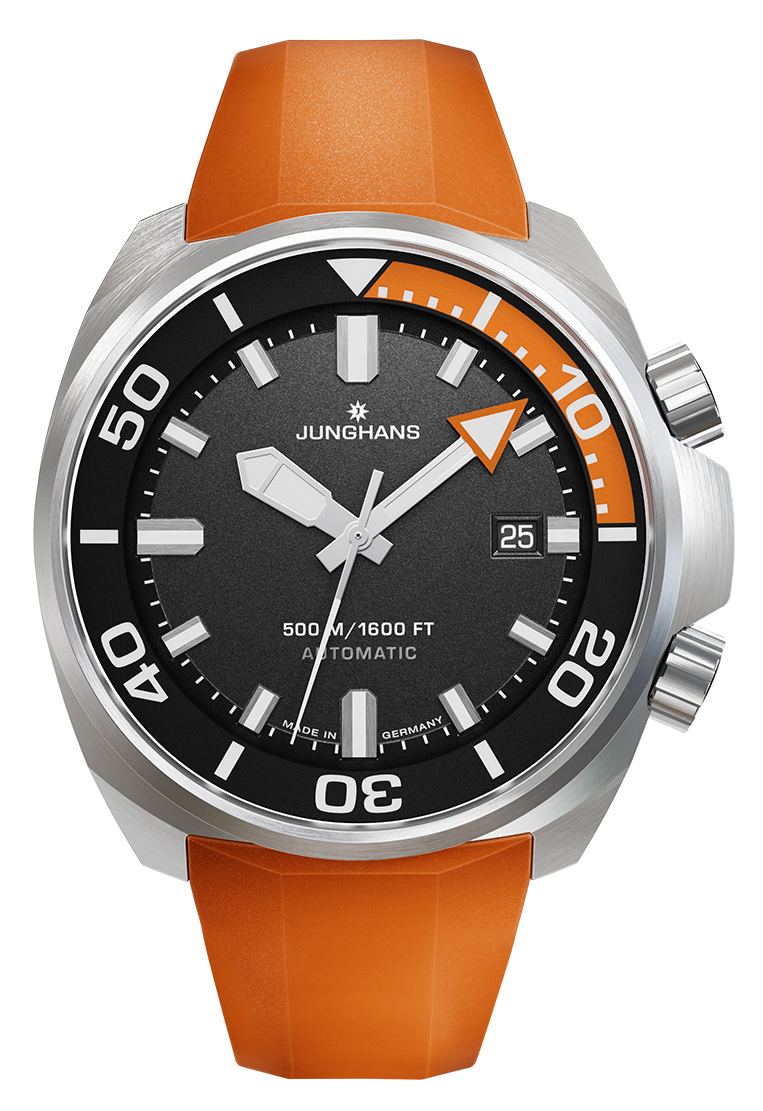 Junghans Aquaris Diver, diver's watch up to 50 bar, automatic movement men's watch 27/4668.44