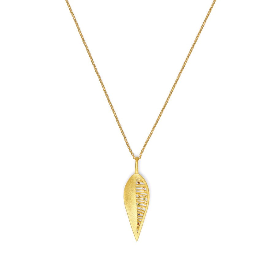 Bernd Wolf Feather Necklace Tourmaline 87639926-V80