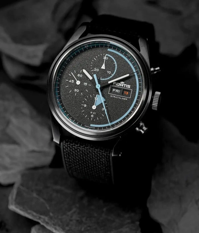 Fortis Stratoliner Gravity Black Men's Watch F2340018