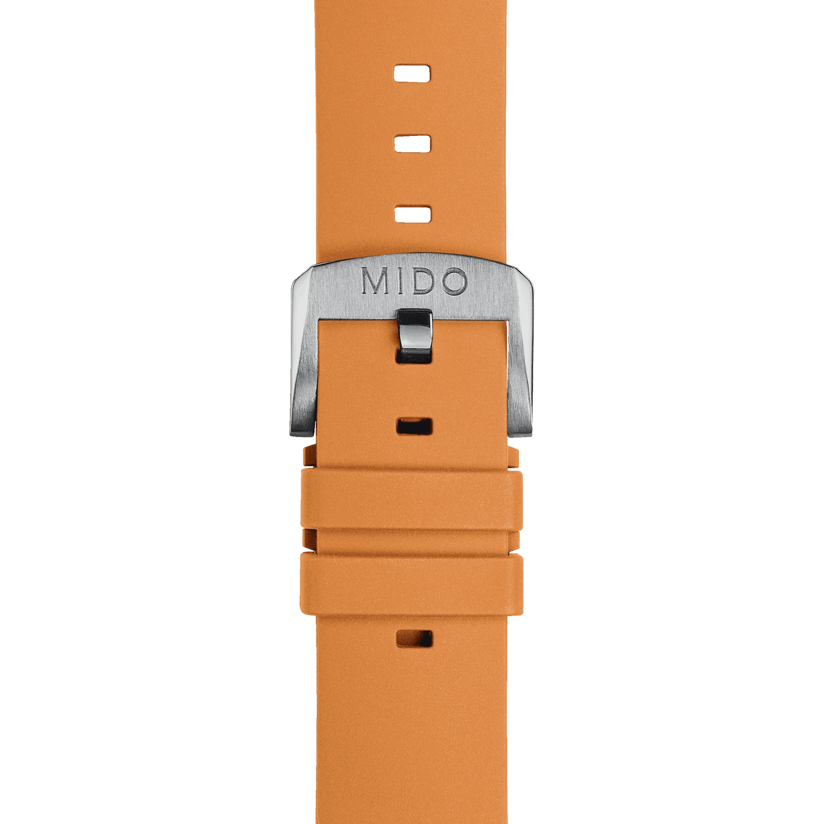 Mido replacement bracelet rubber orange 22 mm M852.018.730