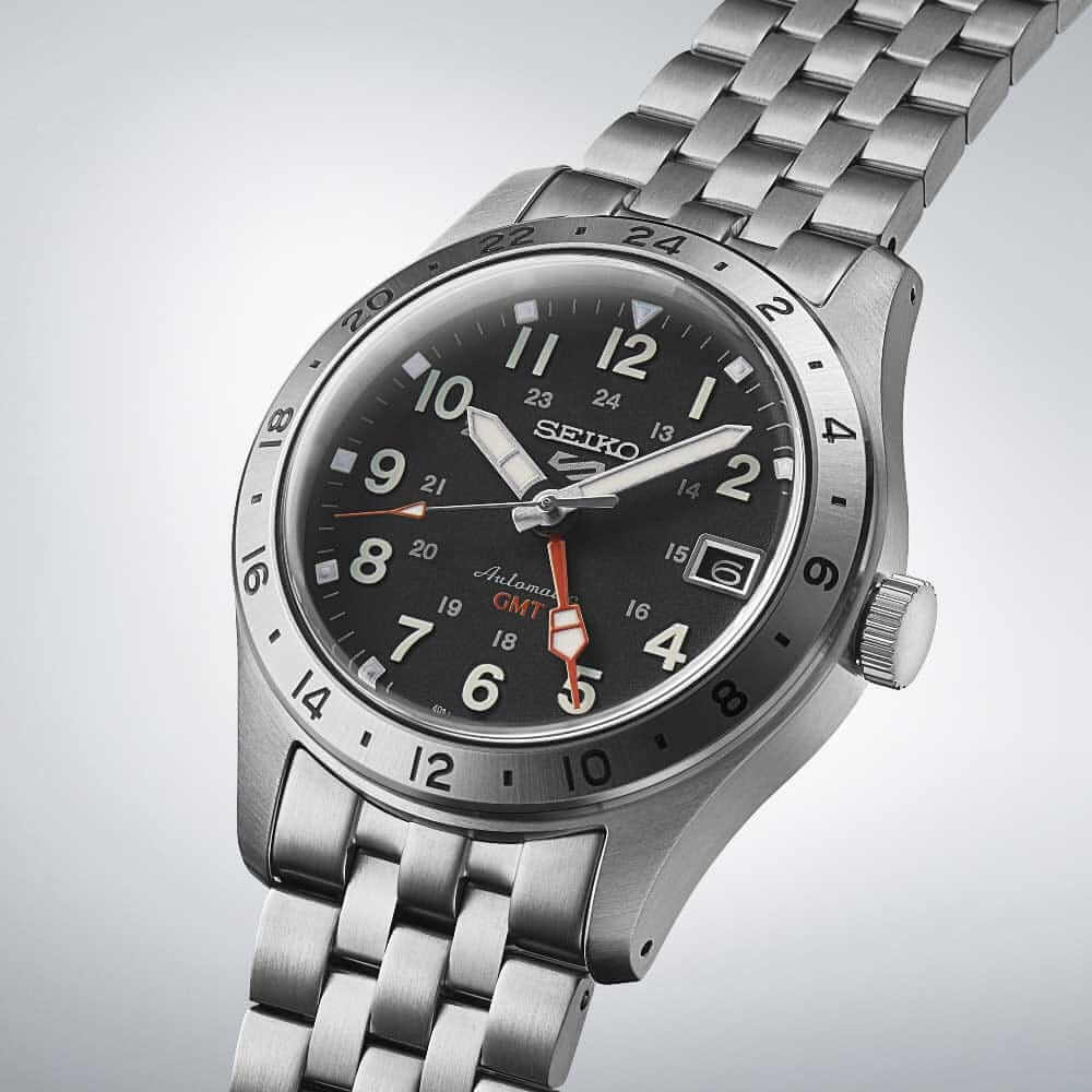 Seiko SSK023K1 5 Sports GMT Field Sports Style Men's Watch