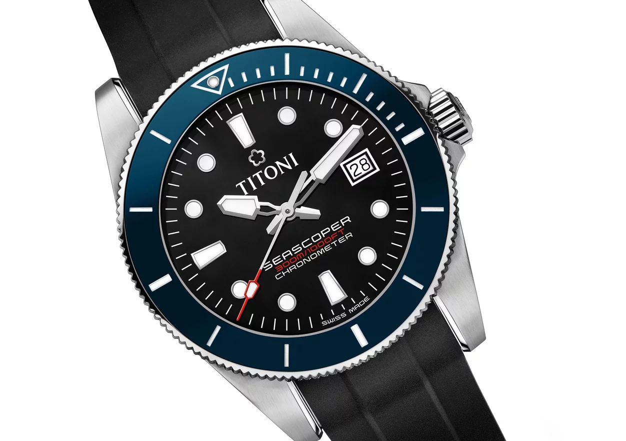 Titoni Seascoper 300 men's watch 83300 S-BE-R-706