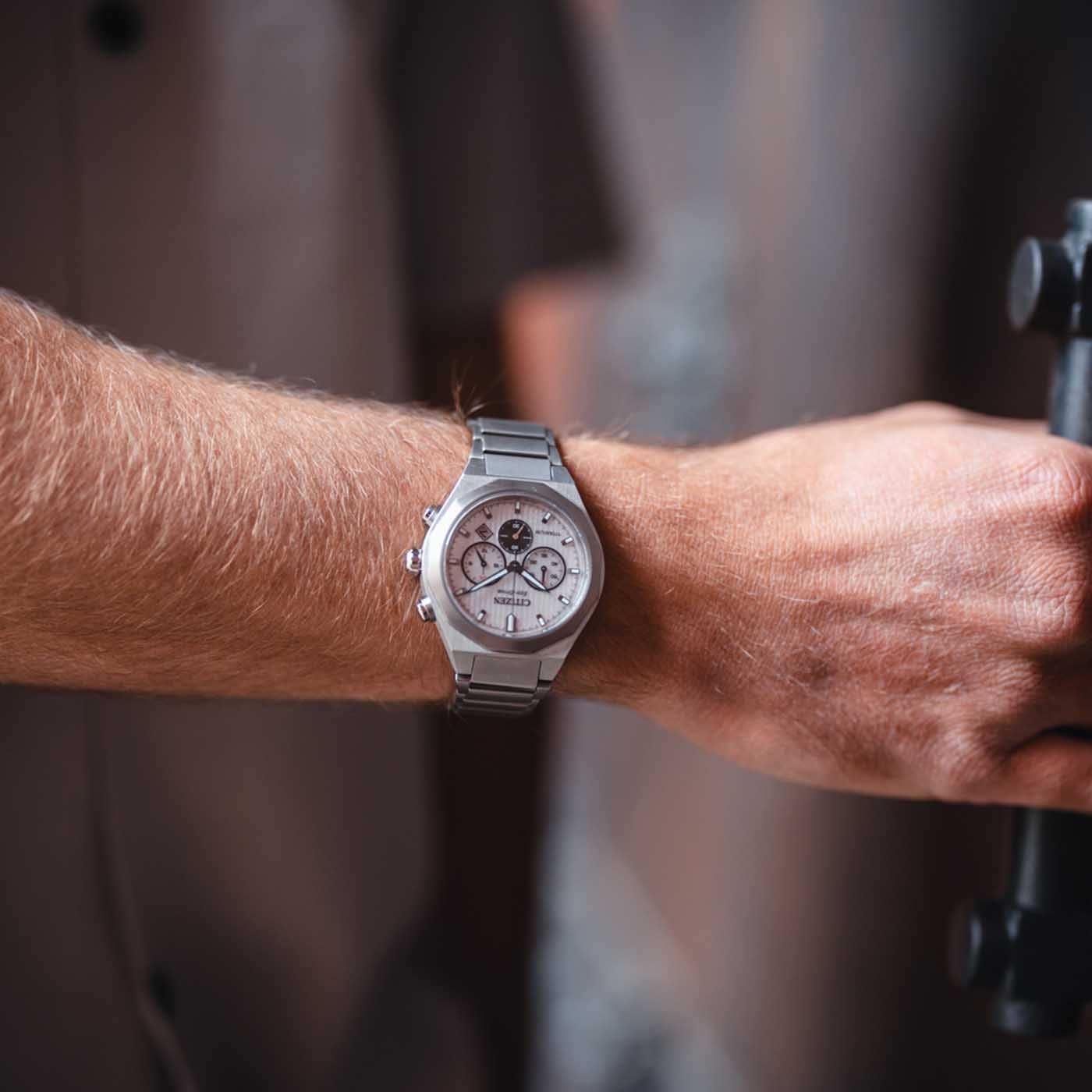 Citizen Zenshin Senkei Super Titanium™ Chronograph with Eco-Drive Men's Watch CA4690-51A