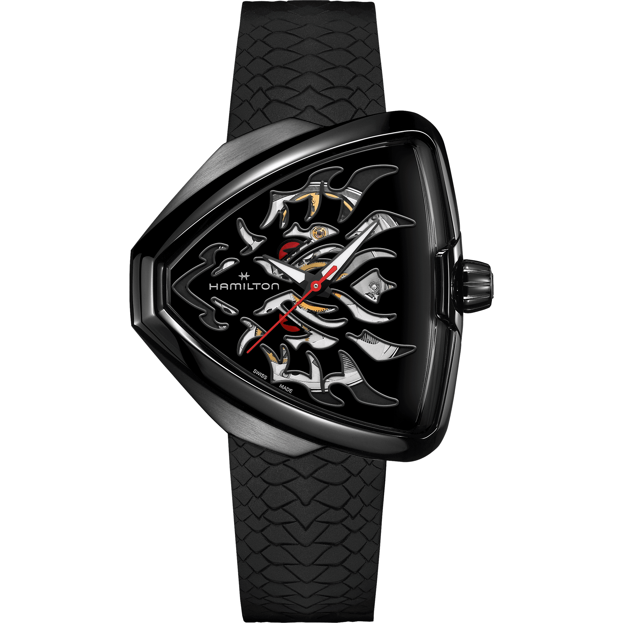 Hamilton Ventura Elvis80 Skeleton Automatic Men's Watch H24535332