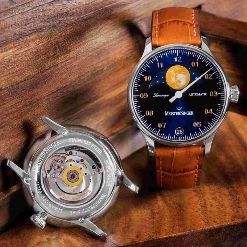 Meister Singer Lunascope Automatic MS Luna Men's Watch LS908G