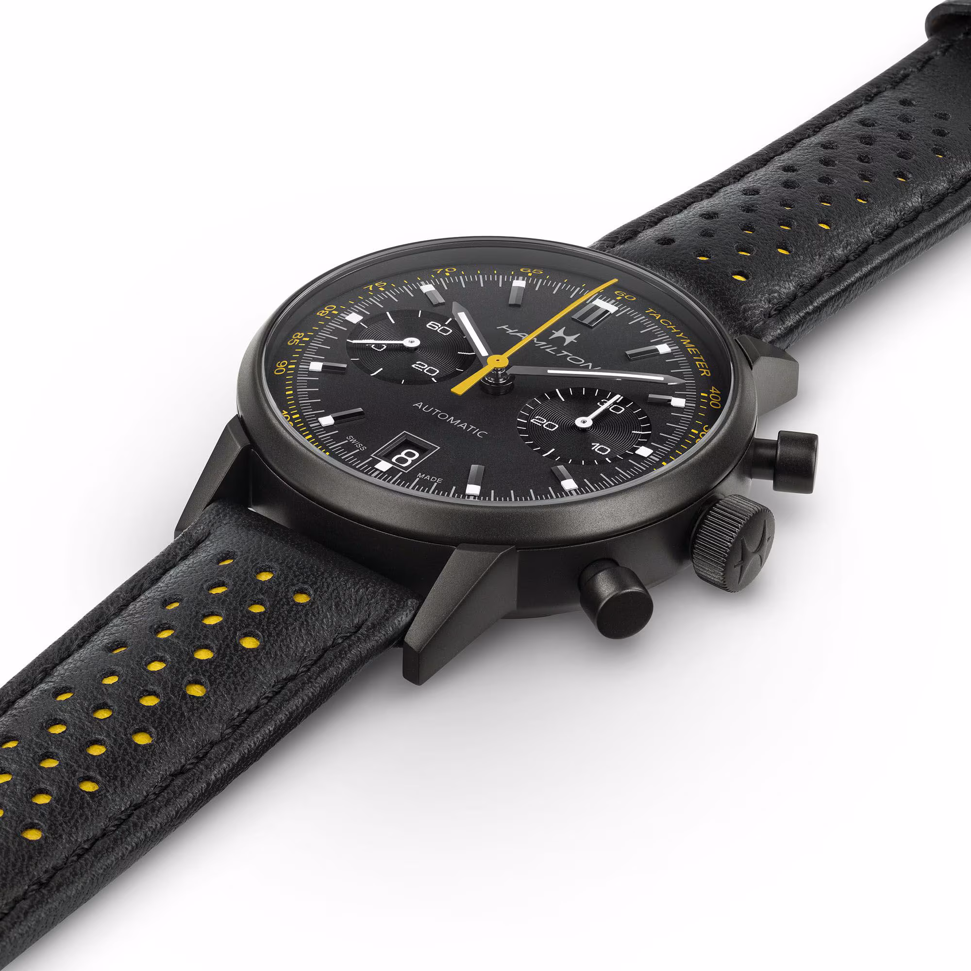 Hamilton Intra-Matic Auto Chrono 40 mm yellow H38446731