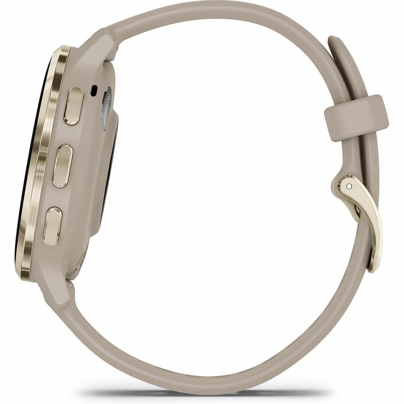 Garmin Venu 3S French Gray/Soft Gold with Silicone Strap Women's Watch 010-02785-02