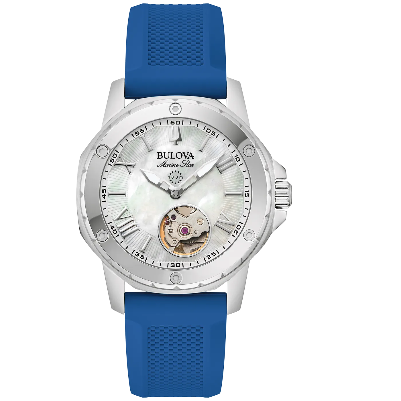 Bulova Marine Star Automatic Ladies Watch 96L324