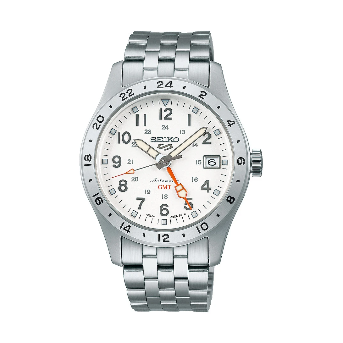 Seiko 5 Sports Automatic GMT, 39 mm, Stainless Steel Bracelet Men's Watch SSK059K1