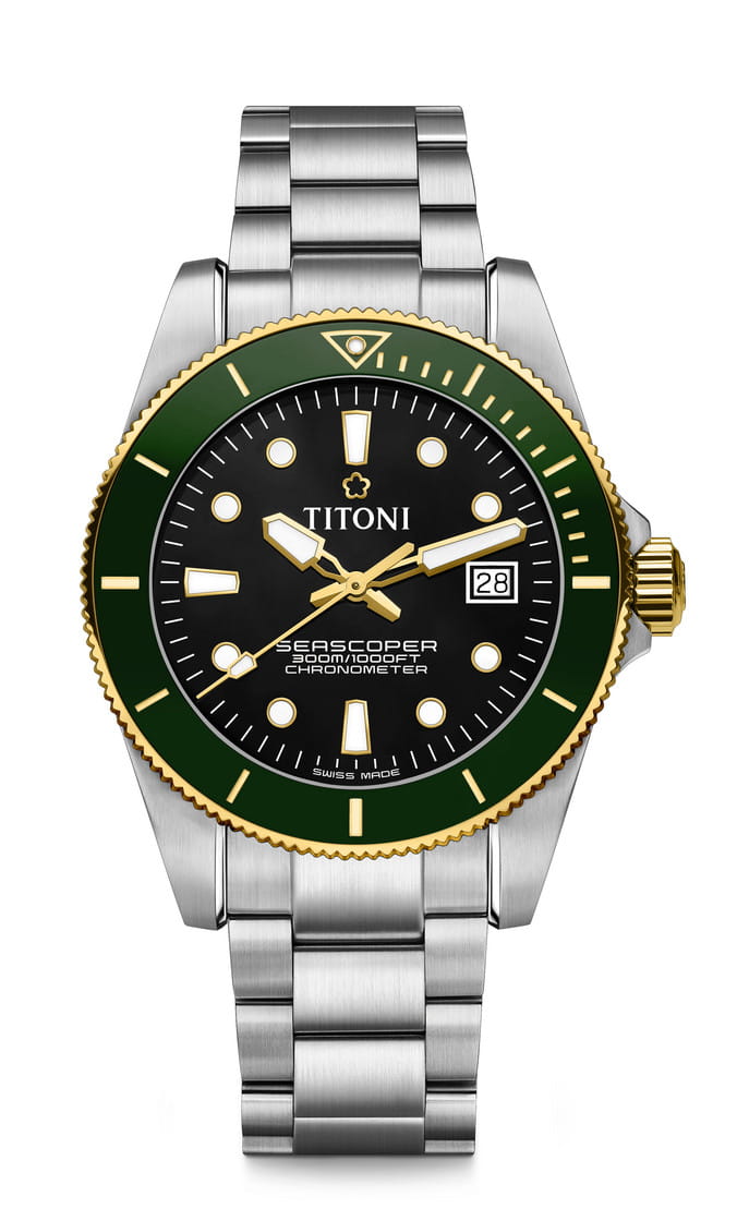 Titoni Seascoper men's watch 83300 SYS-GN-248
