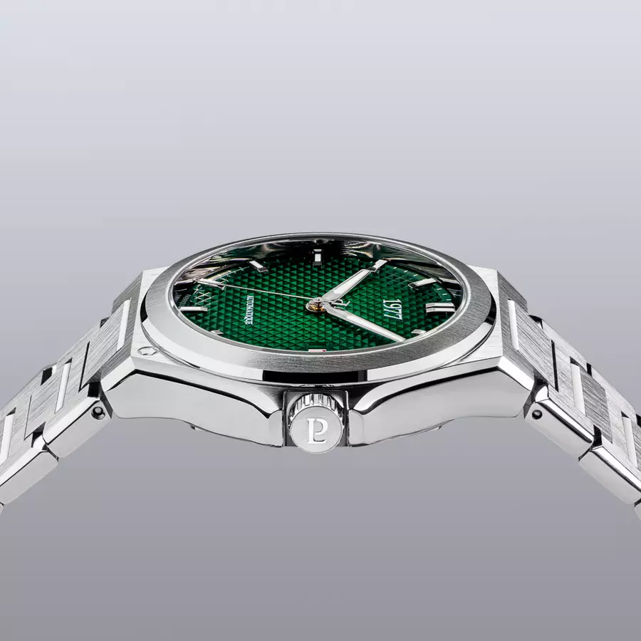 1977 ARSENE Automatique, 41 MM, Cadran Vert, Bracelet Acier 904L Men's Watch 1977P02171