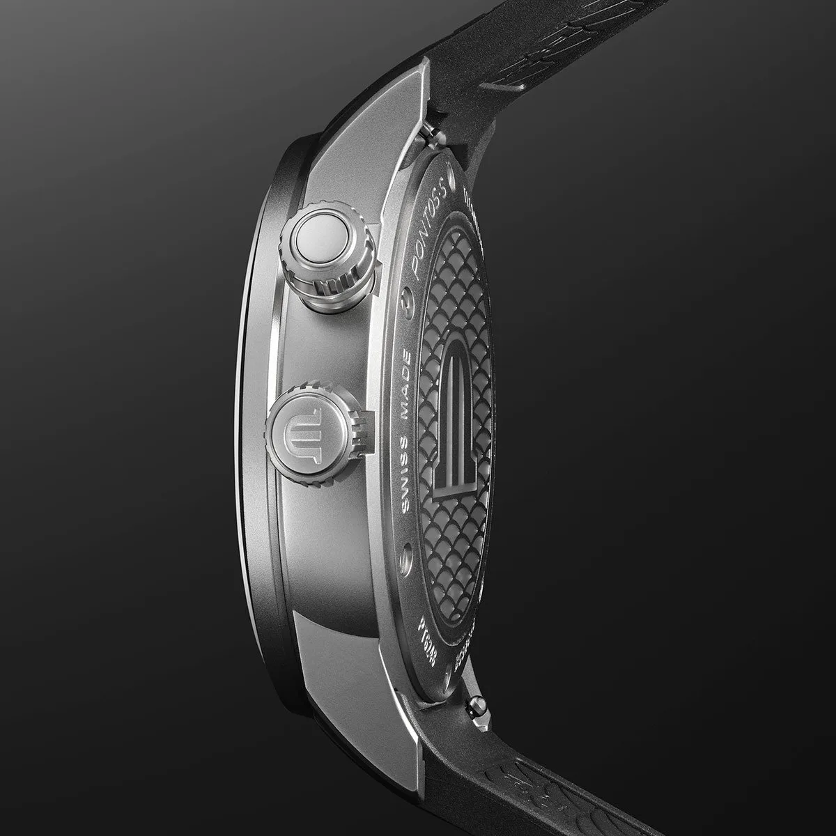 Maurice Lacroix Pontos S Diver Titanium Limited Edition 42mm Automatic Rubber Strap PT6248-TT03L-330-2
