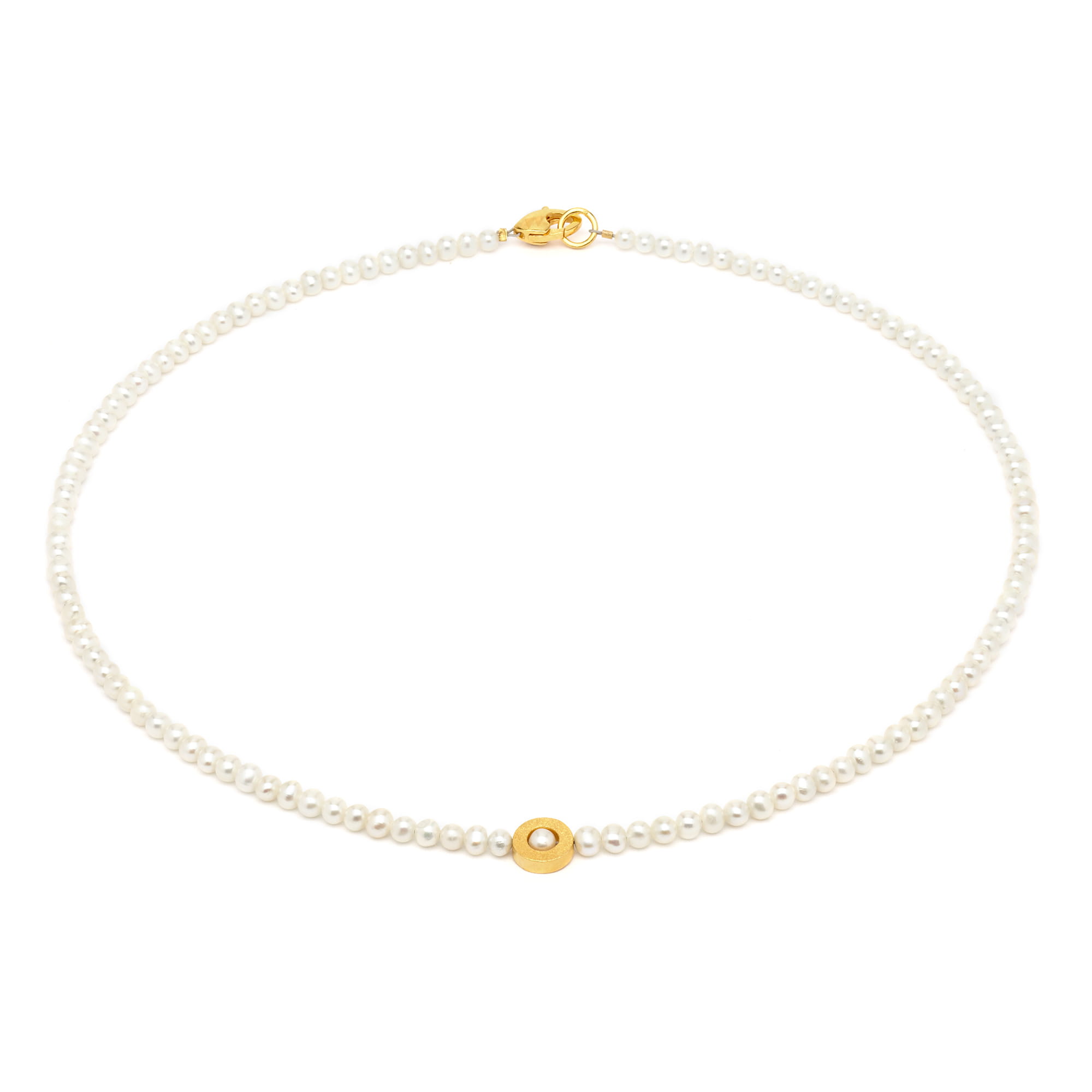Bernd Wolf Uni necklace freshwater pearl 925 sterling silver 81810656-V46
