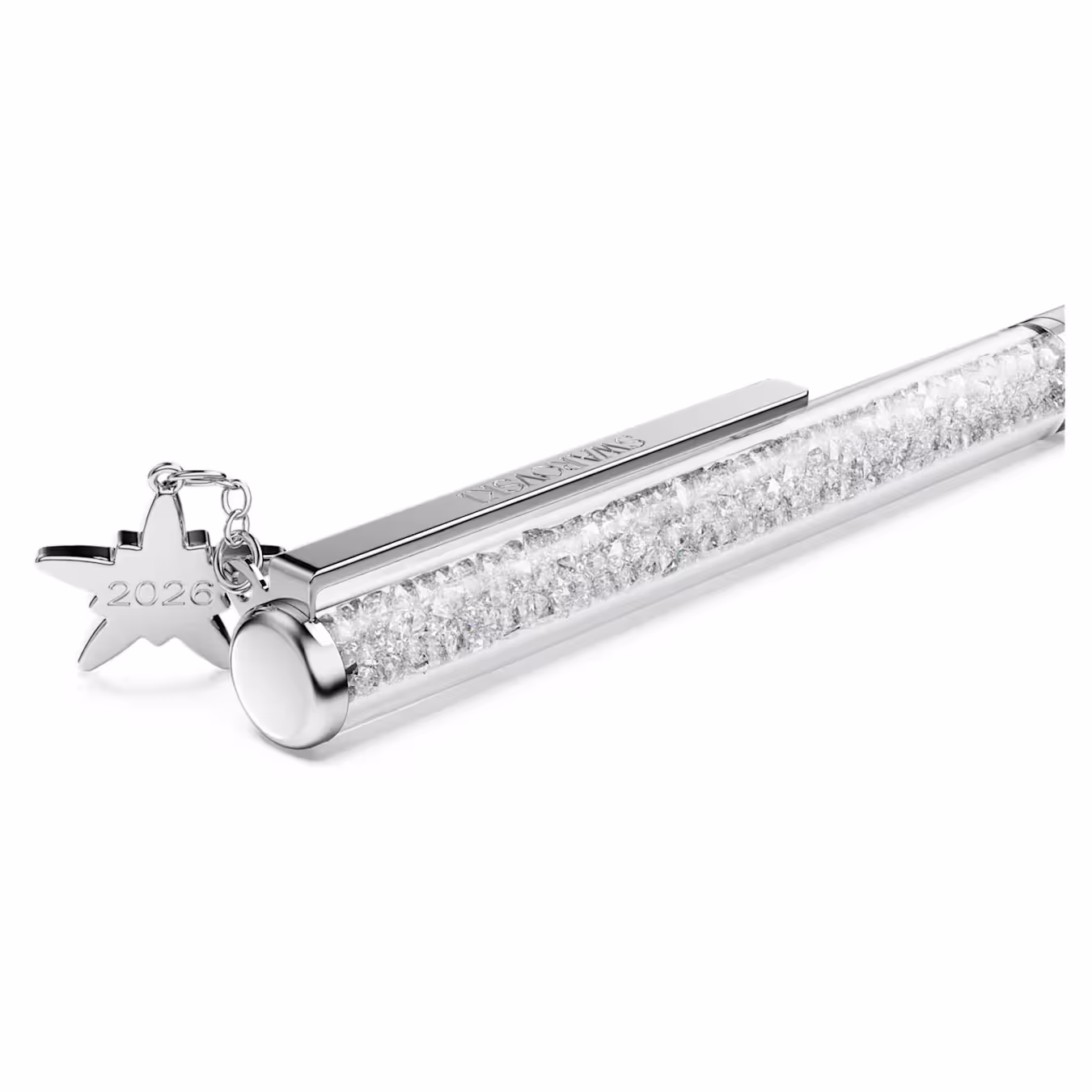 Swarovski Crystalline ballpoint pen, white lacquered, chrome-plated 5717136