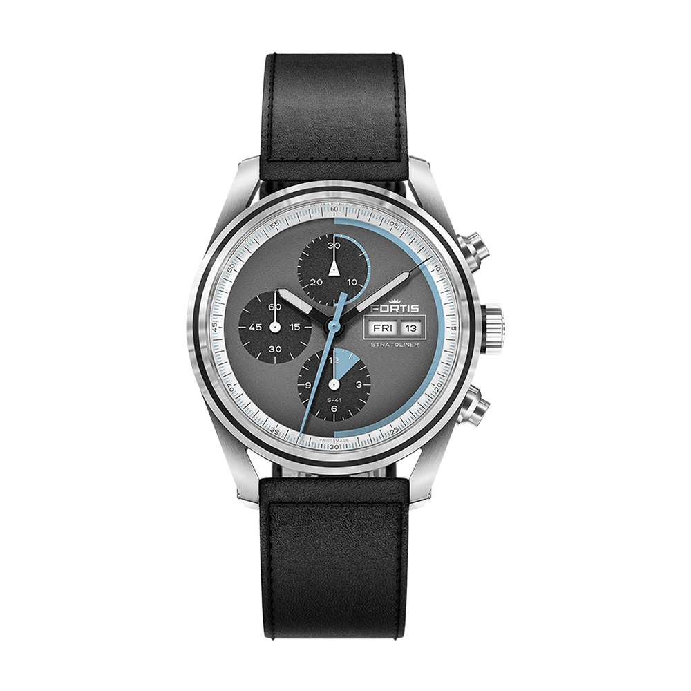 Fortis Stratoliner S-41 Cosmic Gray Men's Watch F2340016