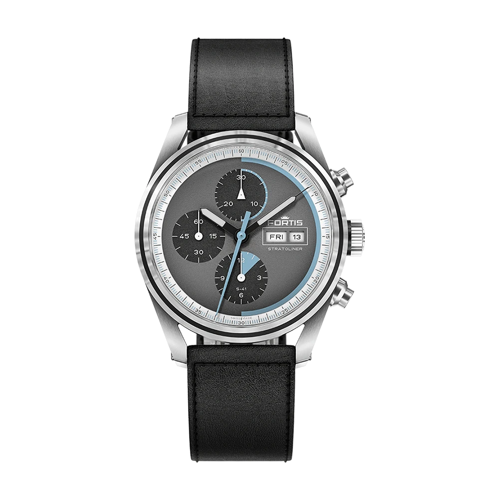 Fortis Stratoliner S-41 Cosmic Gray Men's Watch F2340016