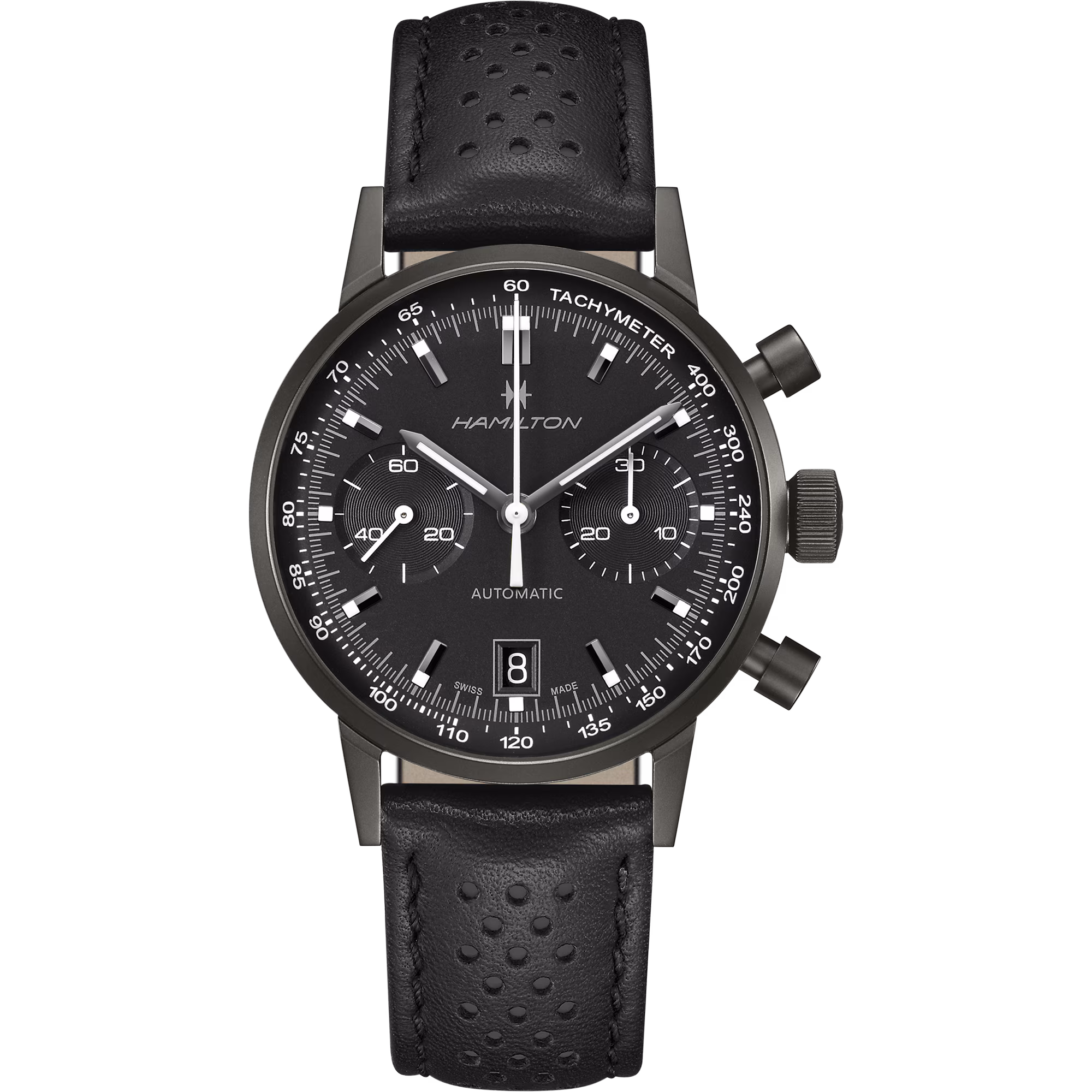 Hamilton Intra-Matic Auto Chrono 40 mm white # H38446730
