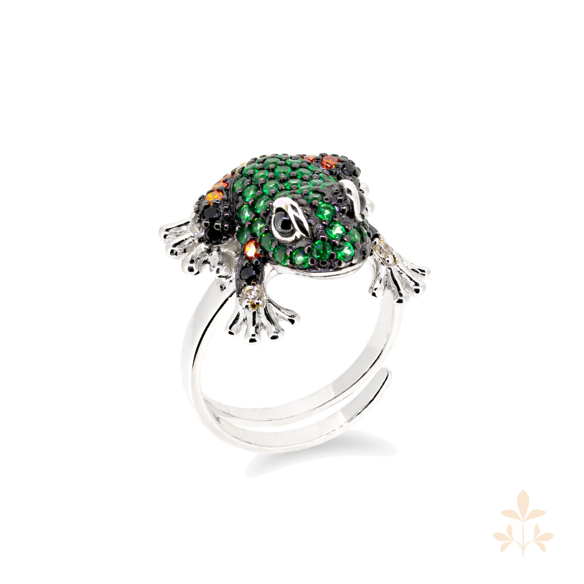 Back then Floppy Frog Ring SZA-1990-142-S