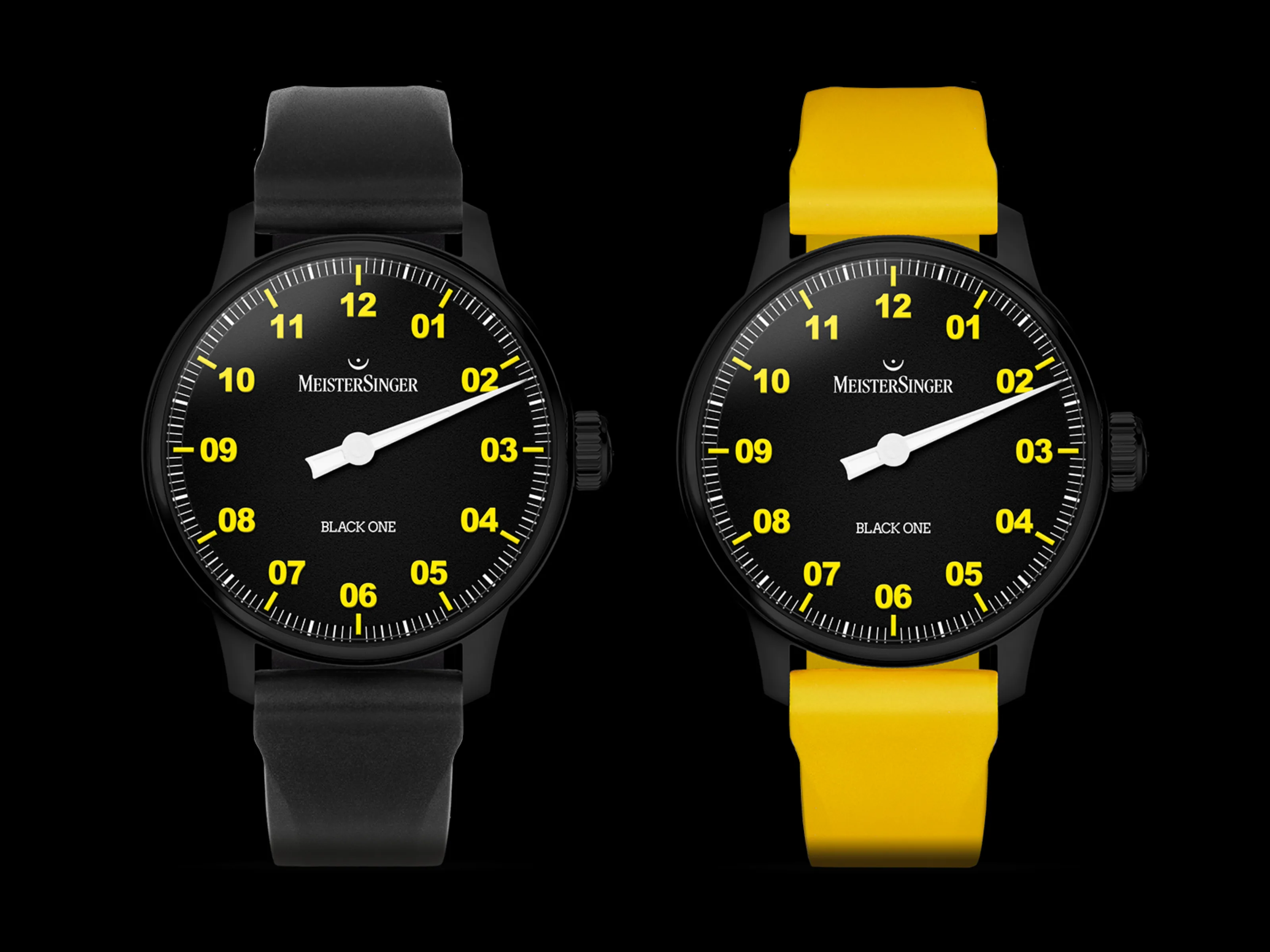Meister Singer Edition Black One men's watch ED-PR-BLACK ONE