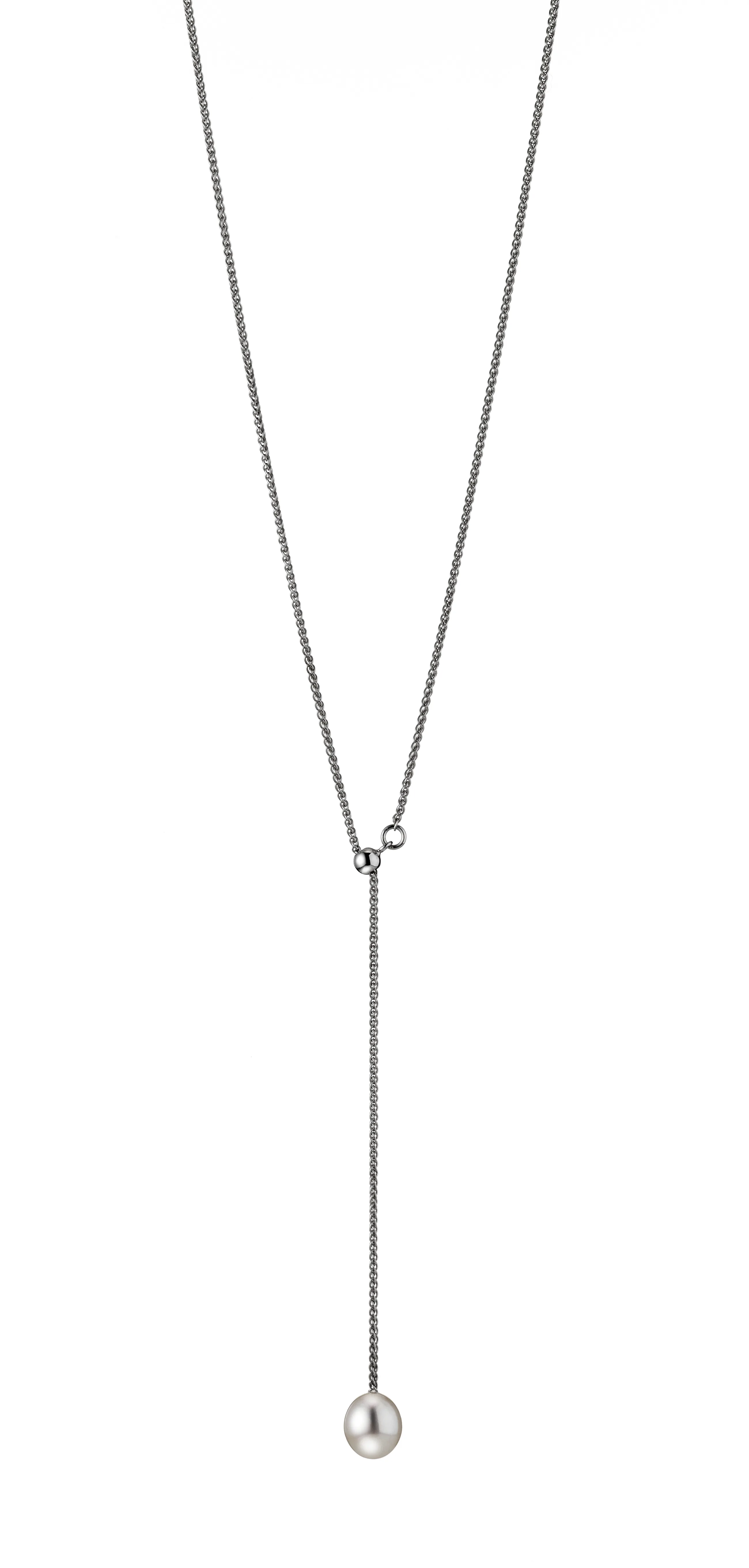 Adriana Y-necklace freshwater white drops length 54 cm L27