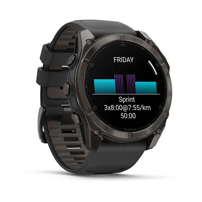 Garmin fēnix® 8 - 51 mm AMOLED Sapphire Black/Carbon Gray Titanium DLC 010-02905-21