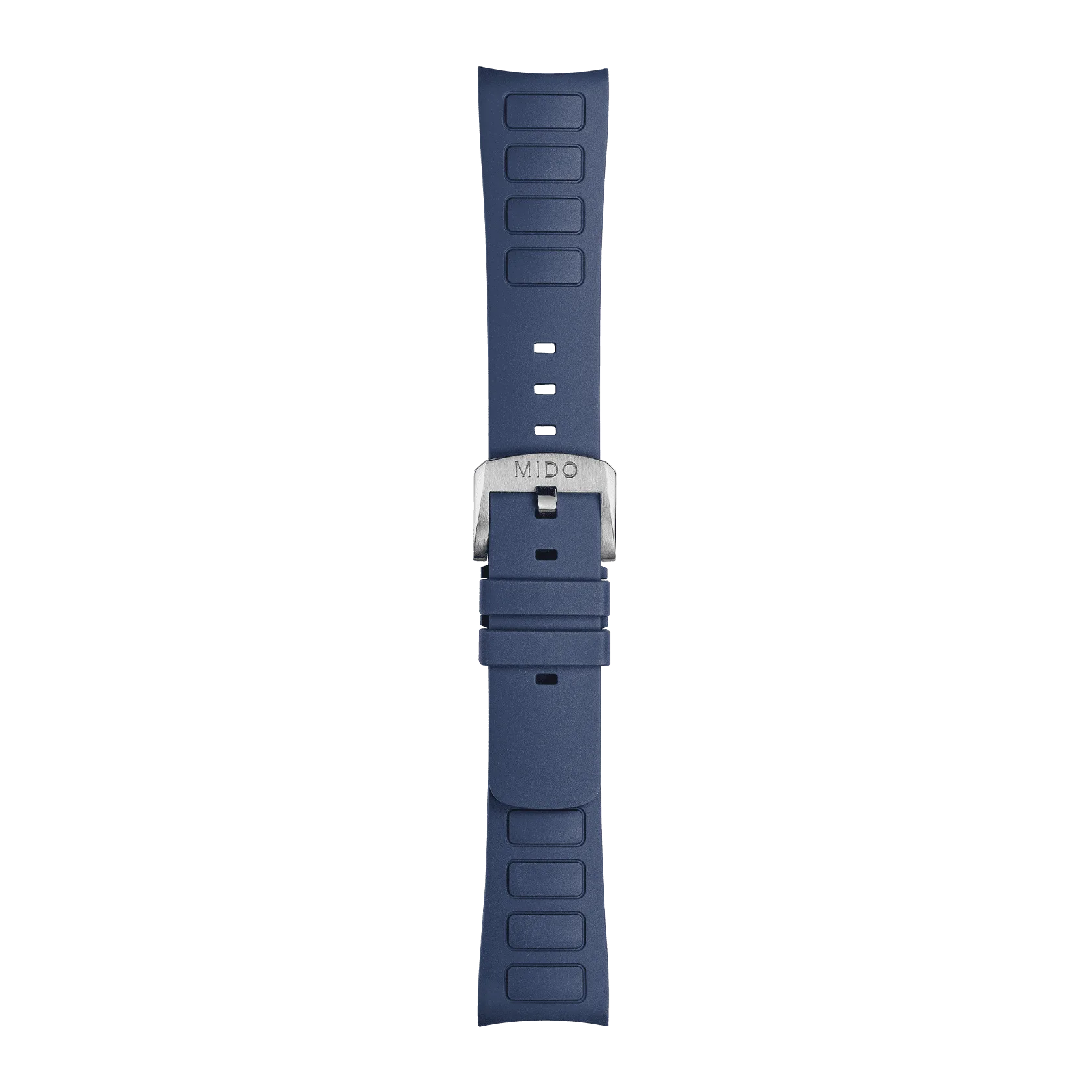 Mido replacement strap rubber blue 22 mm M852.018.728
